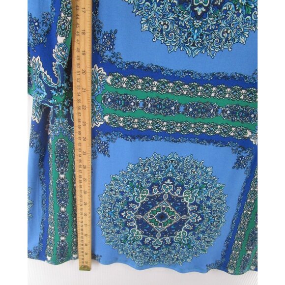 Laundry by Shelli Segal Dress Large Tunic Shift Baroque Floral Lined - Picture 5 of 12